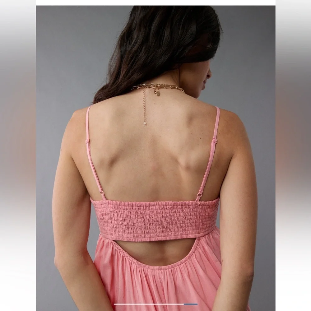 NWT AE Pintuck Maxi Dress - Picture 6 of 8